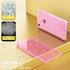 for iPhone SE Phone Case 2022/3rd/2nd/2020, iPhone 8/ iPhone 7 Case Clear Glitter Bumper, Bling Sparkly Shiny Transparent Cute Color, Thin Slim So...