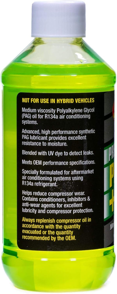 TSI Supercool P100-8D PAG 100-Viscosity Plus U/V Dye Oil - 8 oz , Silver...