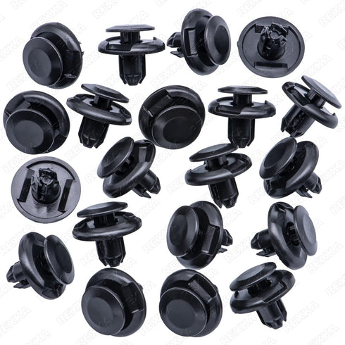 Rexka 20pcs Radiator Cover Clips Compatible with Toyota Lexus 90467-08217 4Runner FJ Cruiser Tacoma GX470...