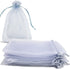 100pcs 4x6 Inches Drawstrings Organza Gift Candy Bags Wedding Favors Bags (Gray)...