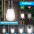 Meonum 14 Pack S14 Replacement Light Bulbs, 1.7 Watt Replacement S14 LED Bulb, Shatterproof Waterproof and Dimmable Replacement S14 Light Bulb for...
