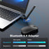 Bluetooth Adapter for PC 5.4 2024, Maxuni USB Bluetooth Dongle 5.4 EDR Adapter for Laptop Keyboard Mouse Headsets Speakers, Long Range Bluetooth S...