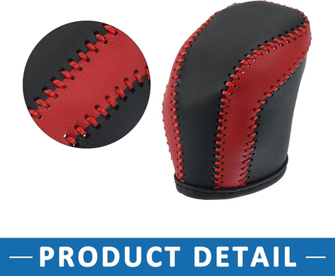 Car Gear Shift Knob Cover for Toyota Camry 2017-2019 Black Red...