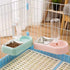 Cage Dual Bowl, Crate Hanging Double Dog Cat Bowls, Pet Water and Food Bowl Set with Automatic Water Dispenser Bottle Detachable Stainless Steel B...