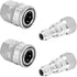 3/8” Quick Connect Fittings, Pressure Washer Swivel Fitting, Power Washer Swivel Connector, 3/8” NPT Female Quick Connect Kit, Stainless Steel...