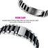 V-MORO Strap Compatible with Galaxy Watch 46mm(2019) Bands/Gear S3/Gear S3 Classic/Galaxy Watch 3 45mm Band Men Solid Stainless Steel Replacement ...