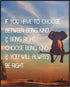 Posterizer 1 pcs-Choose Being Kind-Cute Elephant Poster-Motivational & Inspirational Art-Art for Animal Lovers- Gift for Men Women Entrepreneur Te...