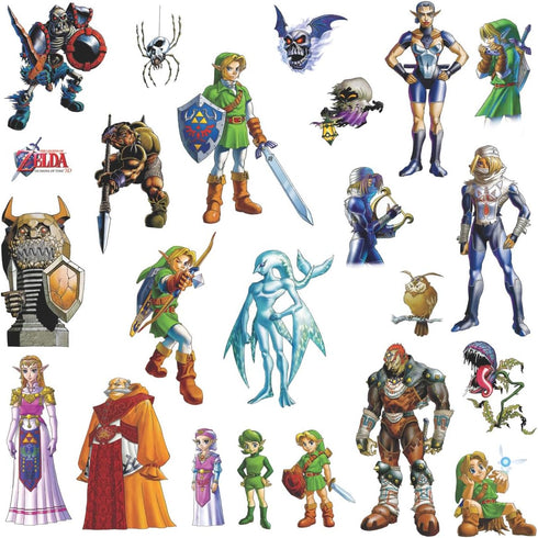 RoomMates RMK2780SCS Nintendo Zelda: Ocarina Of Time 3D Peel and Stick Wall Decals...