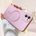Magnetic Case for iPhone 11 Phone Case for Women/Men, Shockproof Matte Luxury Soft Metallic Luster Design with Full Camera Lens Protector, Compati...