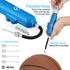 Ball Pump for Sports Balls - 5 Needles - Basketball Pump, Soccer Ball Pump - Air Pump for Balls, Volleyball, Football Accessories Equipment - Hand...