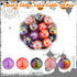 100Pcs 5 Colors 16mm Acrylic Beads Bulk Halloween Theme Beads AB Color Opaque Round Beadable Pens Bubblegum Chunk Bead for Jewelry Making Beading ...