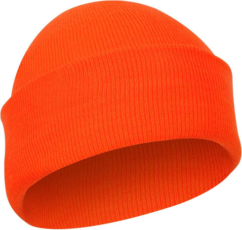 Rothco Deluxe Fine Knit Watch Cap – Warm Beanie Hat for Winter Activities and Outdoor Adventures – Safety Orange...