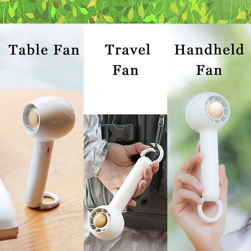 Portable Fan for Travel, Mini Handheld Fan Rechargeable, Personal Lash Fan for Women Makeup with 2-speeds 8-10 Hours Operated for Kids Girls Indoo...