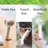 Portable Fan for Travel, Mini Handheld Fan Rechargeable, Personal Lash Fan for Women Makeup with 2-speeds 8-10 Hours Operated for Kids Girls Indoo...