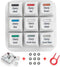 Cherry MX Key Switch Tester Mechanical Keyboard Sampler Switch Testing Tool Kit, with Puller and O Rings (9-Key Printed PBT Keycap)...