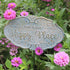 All Chic Outdoor Garden Signs Garden Stakes Decorative Yard Sign Stakes Metal Hanging Sign Rustic Outdoor Decor Include Stakes and Hanging Chain...