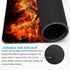 Large Mouse Pad, Cool Fire Phoenix MousePad Office Computer Laptop Mouse Pad with Stitched Edges, Non-Slip, Washable Personalized Design Art Mouse...