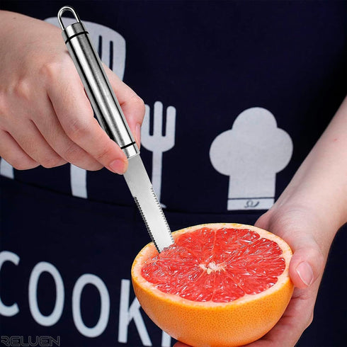 Stainless Steel Grapefruit Knife Curved Knife - Grapefruit Knife Curved Serrated Knife Kitchen Knifes Small Knives Fruit Knife Stainless Steel Che...