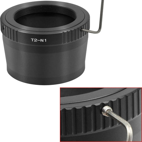 T2 N1 T Mount Lens Adapter for N ikon 1 Series Camera V1 V2 V3 J1 J2 J3 J4 J5...