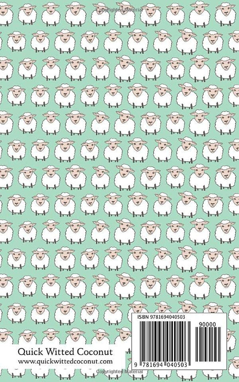 Sheep Notebook - Ruled Pages - 5x8 - Premium: (Green Edition) Fun animal notebook 96 ruled/lined pages (5x8 inches / 12.7x20.3cm / Junior Legal Pa...