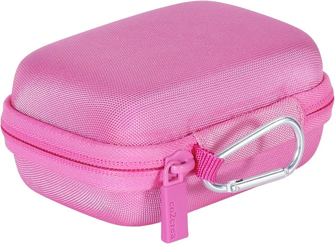 co2CREA Hard Case Compatible with Digital Camera, VAHOIALD/IWEUKJLO/CAMKORY/BEVLXNIV/PRISIA/Sevenat Kids Video Camera, Pink...