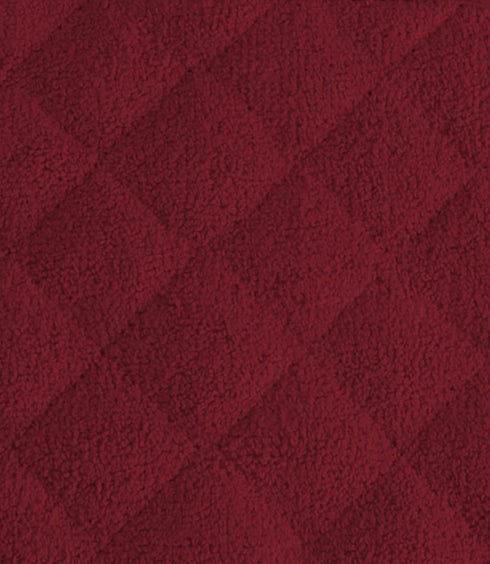 DII Basic Terry Collection Quilted 100% Cotton, Potholder, Wine, 3 Piece...