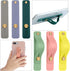 Weewooday 6 Pieces Phone Grip Holder Cell Phone Grip Strap Telescopic Finger Strap Stand Universal Finger Kickstand for Most Smartphones(Vibrant C...