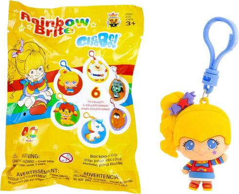 The Loyal Subjects Rainbow Brite Mystery Blind Bag 2.5-inch Cheebee Keychain Figure 3-Pack - Receive 3 Mystery Blind Bag Cheebee Keychain/Backpack...