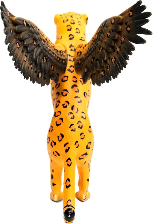 Randimals Leopard Figurine Toy Eagle Wings 5”, Premium Hard Rubber Animal Action Figure Toy, Hybrid Friend Encourages Adventure & Imagination...
