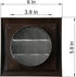 Vent Systems 4'' Inch Brown Air Vent Cover, Pack of 2, Dryer Vents and Bathroom Exhaust Vent Pipe, Louvered Outdoor Dryer Vent Cover Opening Flap Vent, Keeps Out Insects, Birds and Rodents