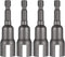 PAGOW 4pcs Power Wing Nut Driver Set, Wing Nut Drill Bit Socket Wrench Tool Set, 1/4" Hex Shank for Panel Nuts, Screws Eye, C Hook Bolt, Q-Hanger...