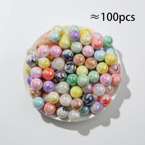 16mm Acrylic Beads Color Plated Cloud Beads Two-Color Gradient Cloud Beads for DIY Phone Chain, Key Chain,Bracelet,Necklace,Car Hanging(ab Cloud)...