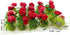 20Pcs Miniature Flower Cluster Grass Flower Tufts for Mini Dollhouse Fairy Garden Railway Simulated Static Scenery Micro Landscape Model (Red)...