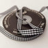 Buffalo Check Ribbon Black and White Gingham Ribbon 25 Yards for Crafts (3/8", Black)...