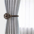 KAMANINA Decorative Curtain Drapery Holdbacks, Netted Texture Finials, Antique Bronze(1 Pair/2 Pack), Small...