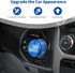 for RAM Gear Shift Knob Cover Trim Ring Aluminum Blue for Dodge RAM 2018-2023 Blue Interior Accessories, America Flag...