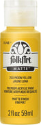 FolkArt Acrylic Paint in Assorted Colors (2 oz), 2551, Moon Yellow...