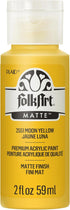 FolkArt Acrylic Paint in Assorted Colors (2 oz), 2551, Moon Yellow...