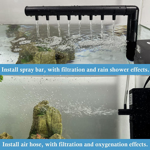 FEDOUR Submersible Aquarium Internal Filter, Filter with Water Pump for Fish Tank up to 35 Gallon (for 5-35 Gallon-New)...