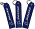 Boeing Keychain | Luggage Tag | airline Logo - Blue (Boeing ) pack 3...