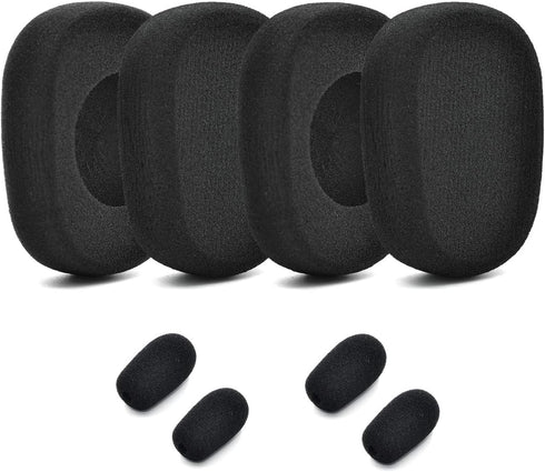 Repair Parts Suit Replacement Ear pad cushion mic foam Compatible with BlueParrott B450-XT B450XT Noise Cancelling headset...