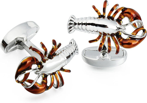 Lobster Cufflinks For Men With Gift Box...