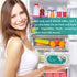 Fridge Deodorizer (2 Pack) - More Effective Than baking soda for fridge and freezer - Natural and Unscented Activated Charcoal Refrigerator Deodor...
