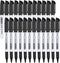 Fine Tip Dry Erase Markers - 24 Pack Black Whiteboard Erasable Markers Bulk for Kids Adults, Ideal for Classroom School Office Home Use on White B...