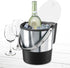 Oggi Insulated Ice Bucket, 4 Quart / 3.8 L, Stainless Steel, Black....