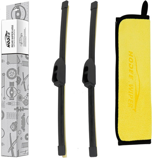 12" (Pack of 2) Rear Wiper Blade Set Replacement for Kia Niro,Jaguar F-Pace 2017-2020,Rear Wiper Cover Accessories Assembly, Wiper Cap Set for Bac...