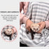 Ferret Sling Carrier - Fleece Small Pet Carrier Bag Soft Breathable Hands Free Shoulder Front Chest Apron Bonding Pouch Accompany Carrier for Smal...