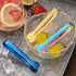Mini Serving Tongs, Stainless Steel Small Serving Utensils Ice Tongs Sugar Tongs 4.8" (Rainbow Color)...