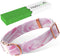 Pink with Rose Gold - Premium Nylon Dog Collar with Metal Buckle - Vibrant Colors and Beautiful Designs - Adjustable Collars for Small Medium Larg...