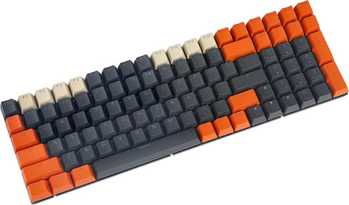 Carbon Miami PBT Double Shot Shine Through ANSI Backlit Keycaps for MX Mechanical Keyboard Melody 96 KBD75 68 61 87 104 Keychron(Only Keycap) (Rev...